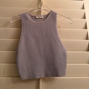 Aritzia Babaton Blue Tank Top